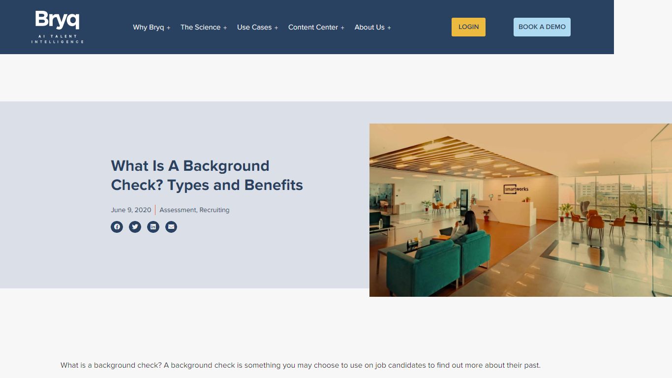 What Is A Background Check? Types and Benefits - Bryq